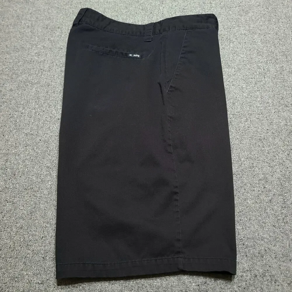 Vintage Y2K No Fear Shorts Mens 40 Black Skater Grunge Baggy Streetwear Punk